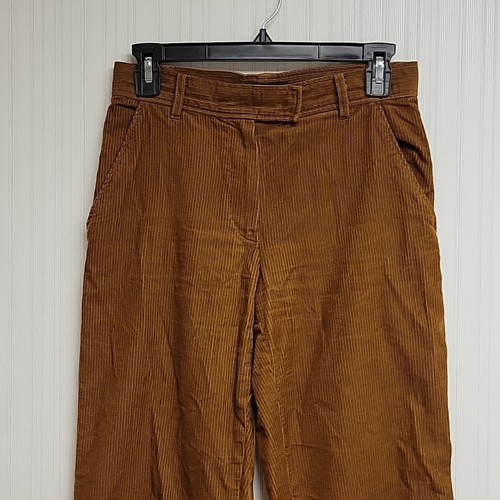 A.P.C. Women's Corduroy Trousers in Rich Brown, Sz 28. Quiet Luxury Office - Picture 2 of 5